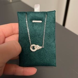 Swarovski crystal knot bracelet